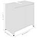 Mobile da Bagno Bianco 60x33x61 cm in Legno Multistrato - Foto miniatura 3