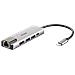 Replicatore di Porte e Docking Station per Notebook DUB-M520 Cablato 3x USB 3.2 / Thunderbolt 3 - Alluminio / Nero - Foto miniatura 1