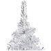 Albero Natale Artificiale con LED e Palline Argento 120cm PET - Foto miniatura 3