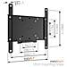 Supporto Da Parete, Ma2000-a1, Fisso, 26-40 "", Peso Massimo (capacità) 30 Kg, Vesa 75x75, 100x100, 200x100, 200x200 Mm, Nero - Foto miniatura 7