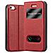 Cadorabo Custodia Compatibile Con Apple Iphone 5 / Iphone 5s / Iphone Se In Rosso Zafferano - Coperchio Protettivo Con Chiusura Magnetica, Funzione Stand E 2 Finestre Di Visualizzazione - Foto miniatura 1