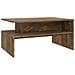 Tavolino Da Salotto Rovere Fumo 90x60x42,5 Cm Legno Multistrato - Foto miniatura 1