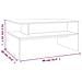 Tavolino Da Salotto Rovere Fumo 90x60x42,5 Cm Legno Multistrato - Foto miniatura 5