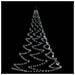 Albero Da Parete Con Gancio Metallico 720 Led Bianco Freddo 5 M - Foto miniatura 1