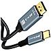 Cavo Video 8k Da Usb-c A Displayport Maschio Alta Risoluzione 1 Metro E 80 - Foto miniatura 3