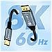 Cavo Video 8k Da Usb-c A Displayport Maschio Alta Risoluzione 1 Metro E 80 - Foto miniatura 5