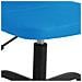 Sedia da Ufficio Altezza Regolabile Blu in Tessuto a Rete - Foto miniatura 5