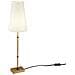 Lampada Da Scrivaniza Contemporanea Zaragoza Metallo Ottone 1 Luce Pvc - Foto miniatura 1