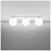 Lampada Da Soffitto Yoli 3 Bianco Sl. 1148 - Moderno Lampade Da Soffitto Bianco 14.5x50x12 Cm - Foto miniatura 3
