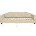Divano Letto Estraibile Con Cassetti Crema 80x200 Cm In Tessuto - Foto miniatura 6