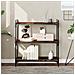 Libreria A 3 Ripiani Rovere Fumo 80x30x86 Cm Legno Multistrato - Foto miniatura 1