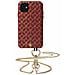 Cover Per Iphone 11 In Pelle St Germain Con Tracolla, Bordeaux - Foto miniatura 3