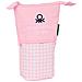 Astuccio Portapenne Benetton Vichy Rosa (8 X 19 X 6 Cm) - Foto miniatura 6