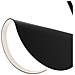 Lampadario A Sospensione Moderno Mollis Metallo Nero Acrilico 1 Luce G9 7w - Foto miniatura 3