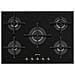 Piano Cottura SI5642D a Gas 5 Zone Cottura da 70/75 cm Colore Nero - Foto miniatura 1