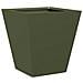 Fioriere da Giardino 2 pz Verde Oliva 30x30x30 cm in Acciaio - Foto miniatura 10