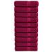Asciugamani Bagno SOLUND 10 pz Bordeaux 100x150 cm 600gsm - Foto miniatura 1
