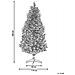 Albero Di Natale Bianco 180 Cm Talbot - Foto miniatura 5