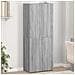 Schedario Grigio Sonoma 60x32x153 cm in Legno Multistrato - Foto miniatura 1