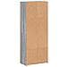 Schedario Grigio Sonoma 60x32x153 cm in Legno Multistrato - Foto miniatura 2