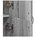 Schedario Grigio Sonoma 60x32x153 cm in Legno Multistrato - Foto miniatura 9