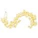 Ghirlande Fiori Artificiali Natale 6 Pz Champagne 180 Cm - Foto miniatura 3