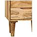 Comodino In Legno Massello Di Mango 40x30x59,5 Cm - Foto miniatura 6