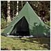 Tenda da Campeggio Tipi per 4 Persone Verde Impermeabile - Foto miniatura 2
