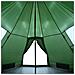 Tenda da Campeggio Tipi per 4 Persone Verde Impermeabile - Foto miniatura 9