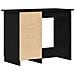 Scrivania  Nera Rovere 100x50x76 cm in Legno Ingengerizzato - Foto miniatura 6