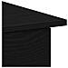 Scrivania  Nera Rovere 100x50x76 cm in Legno Ingengerizzato - Foto miniatura 9
