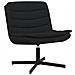 Sedia Girevole Nera Poliestere Standard Girevole - Foto miniatura 1