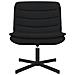 Sedia Girevole Nera Poliestere Standard Girevole - Foto miniatura 4
