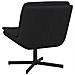 Sedia Girevole Nera Poliestere Standard Girevole - Foto miniatura 6