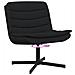 Sedia Girevole Nera Poliestere Standard Girevole - Foto miniatura 9
