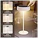 Lampada Da Tavolo A Led, Senza Fili, A Batteria Solare, Ricaricabile, Da Comodino, Con Controllo Touch - Foto miniatura 3