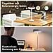 Lampada Da Tavolo A Led, Senza Fili, A Batteria Solare, Ricaricabile, Da Comodino, Con Controllo Touch - Foto miniatura 5