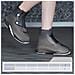 Copriscarpe Antipioggia Antiscivolo Impermeabili - Sovrascarpe Riutilizzabili In Pvc Black&white Xl - Foto miniatura 4