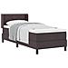 Letto box spring con materasso Marrone Scuro 80 x 200 cm - Foto miniatura 3