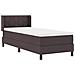 Letto box spring con materasso Marrone Scuro 80 x 200 cm - Foto miniatura 7