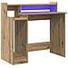 Scrivania rovere artigianale 97 x 45 x 90 cm Legno multistrato - Foto miniatura 1