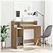 Scrivania rovere artigianale 97 x 45 x 90 cm Legno multistrato - Foto miniatura 2