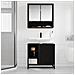 Armadio per Lavabo da Bagno Rovere nero 65 x 33 x 60 cm - Foto miniatura 4