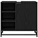 Armadio per Lavabo da Bagno Rovere nero 65 x 33 x 60 cm - Foto miniatura 6