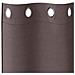 Tende con tende 2 pcs Marrone scuro 225x140cm Poliestere - Foto miniatura 5