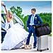 Custodia Antipolvere Pieghevole Non Tessuto Per Abito Da Sposa - Borsa Porta Abiti White - Foto miniatura 4