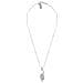 Girocollo In Argento Con Doppia Calla Placcata Argento, 40 Cm - Foto miniatura 1