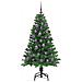 Albero di Natale artificiale con 150 LED Verde 150 cm - Foto miniatura 4