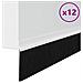 Spazzole per porte autoadesive 12 pcs Bianco 100 cm - Foto miniatura 3
