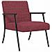 poltrona Rosso Vino 59 x 75 x 78 cm Tessuto - Foto miniatura 1